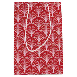 Art Deco Patroon Kerstmis Medium Cadeauzakje
