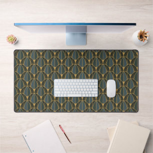 Art Deco patroon met gouden geometrische vormen Bu Bureaumat