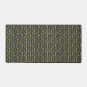 Art Deco patroon met gouden geometrische vormen Bu Bureaumat (Voorkant)