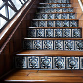 Art Deco Pattered Wall Decor Art Nouveau Keramiek Tegeltje