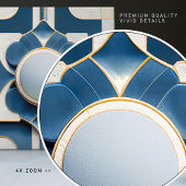 Art Deco Pattered Wall Decor Art Nouveau Keramiek Tegeltje