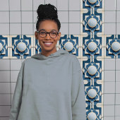 Art Deco Pattered Wall Decor Art Nouveau Keramiek Tegeltje