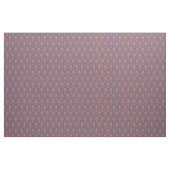 Art Deco Pattern 01 - Sinaasappel op Pruisisch Bla Stof (Yard (91,4 cm))