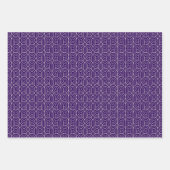 Art Deco Pattern 07 - Gebroken wit op Cadbury Paar Inpakpapier Vel (Voorkant 2)