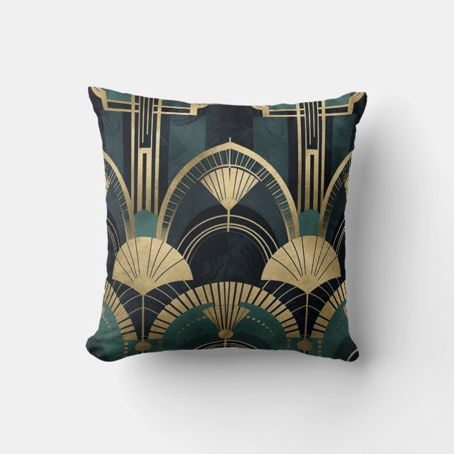 Art Deco Pattern 7 Print - Sierkussen (Voorkant)