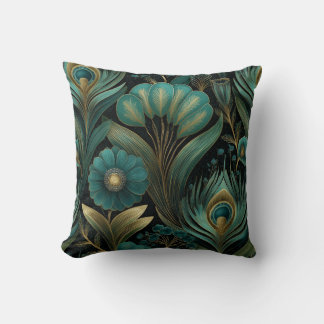 Art Deco Pattern 8 Print - Throw Pillow Kussen