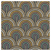 Art Deco Pattern Fabric Stof (Close Up)