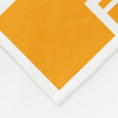 Art Deco Pattern in Gold Fleece Deken (Hoek)