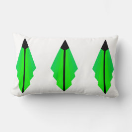 Art Deco Pattern in Groenen Kussen