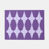 Art Deco Pattern in Lila Deurmat (Voorkant)