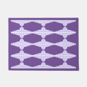 Art Deco Pattern in Lila Deurmat (Voorkant)