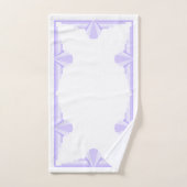 Art Deco Pattern in Lila Handdoek (Handdoek)