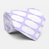 Art Deco Pattern in Lila Stropdas (Opgerold)