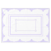 Art Deco Pattern in Lila Tafelkleed (Voorkant (Horizontaal))