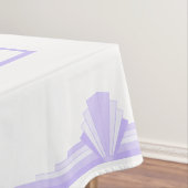 Art Deco Pattern in Lila Tafelkleed (Voorbeeld)
