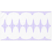 Art Deco Pattern in Lila Tafelkleed (Voorkant (Horizontaal))