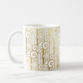 Art Deco Pattern-Mok Koffiemok (Links)