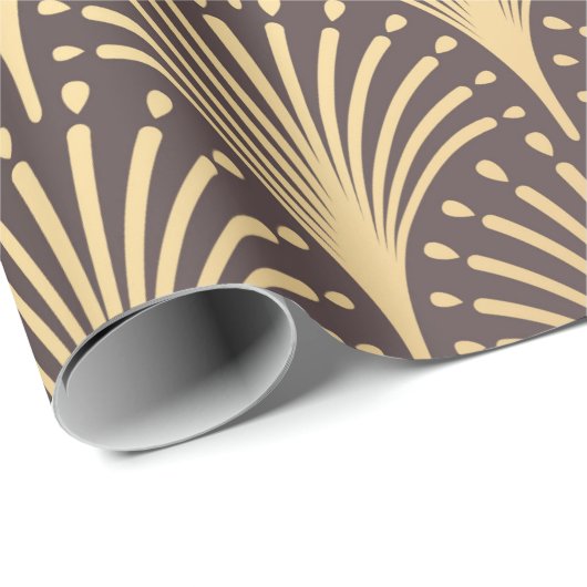 Art Deco Pattern Naadloze gouden achtergrond. Mini Cadeaupapier (Rol Hoek)