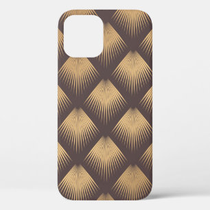 Art Deco Pattern Naadloze gouden achtergrond. Mini Case-Mate iPhone Case