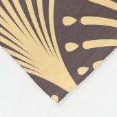 Art Deco Pattern Naadloze gouden achtergrond. Mini Fleece Deken (Hoek)