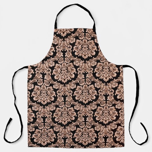 Art Deco Pattern Naadloze gouden achtergrond. Mini Schort (Voorkant)