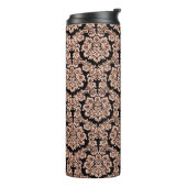 Art Deco Pattern Naadloze gouden achtergrond. Mini Thermosbeker (Gedraaid links)