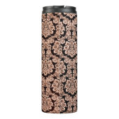 Art Deco Pattern Naadloze gouden achtergrond. Mini Thermosbeker (Achterkant)