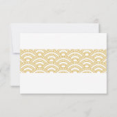 Art Deco Pattern Response Kaart (Achterkant)
