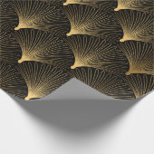 Art Deco Pattern. Seamless black and gold backgrou Cadeaupapier (Hoek)