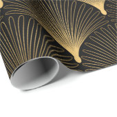 Art Deco Pattern. Seamless black and gold backgrou Cadeaupapier (Rol Hoek)