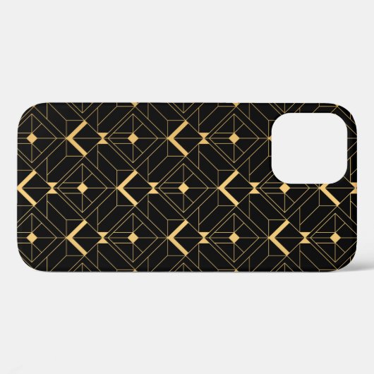 Art Deco Pattern. Seamless black and gold backgrou Case-Mate iPhone Case (Achterkant (horizontaal))