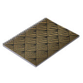 Art Deco Pattern. Seamless black and gold backgrou Notitieboek (Linkerzijde)