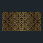 Art Deco Pattern. Seamless black and gold backgrou Poster<br><div class="desc">Art Deco Pattern Naadloze zwarte en gouden achtergrond. Schalen of schelpen die de siersoort kriskras doorboren. Minimalistisch geometrisch ontwerp. lijnen. Moties uit de jaren 1920-30. Luxe illustratie</div>
