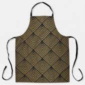 Art Deco Pattern. Seamless black and gold backgrou Schort (Voorkant)