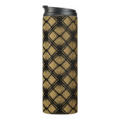 Art Deco Pattern. Seamless black and gold backgrou Thermosbeker (Geroteerd rechts)