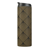 Art Deco Pattern. Seamless black and gold backgrou Thermosbeker (Geroteerd rechts)