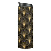 Art Deco Pattern. Seamless black and gold backgrou Thermosbeker (Geroteerd rechts)
