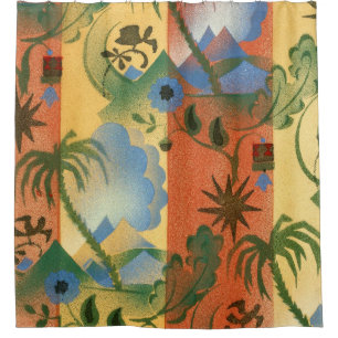 Art Deco Pattern Shower Curtain Douchegordijn