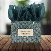 Art Deco Pattern voor Mannen Groot Cadeauzakje