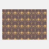 Art Deco pattern with fan-shaped motifs  Inpakpapier Vel (Voorkant 3)