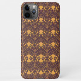 Art Deco pattern with fan-shaped motifs  iPhone 11Pro Max Hoesje