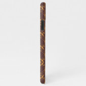 Art Deco pattern with fan-shaped motifs  iPhone Hoesje (Rechterkant)
