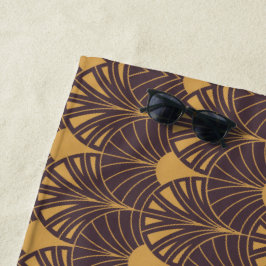 Art Deco pattern with fan-shaped motifs  Strandlaken