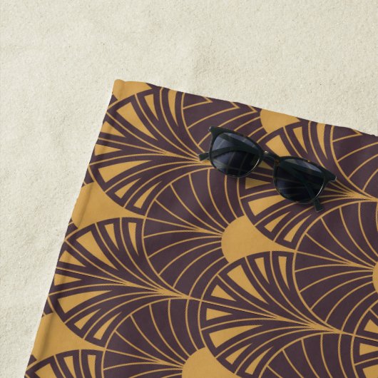 Art Deco pattern with fan-shaped motifs  Strandlaken (In situ)