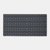 Art Deco pattern with geometric shapes in gold Bureaumat (Voorkant)