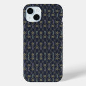 Art Deco pattern with geometric shapes in gold Case-Mate iPhone Case (Achterkant)