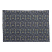 Art Deco pattern with geometric shapes in gold Kussensloop (Achterkant-Rechts)