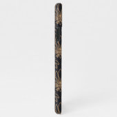Art Deco pattern with gold floral motifs  iPhone Hoesje (Rechterkant)