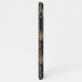 Art Deco pattern with gold floral motifs  iPhone Hoesje (Linkerkant)