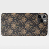 Art Deco pattern with gold floral motifs  iPhone Hoesje (Achterkant horizontaal)